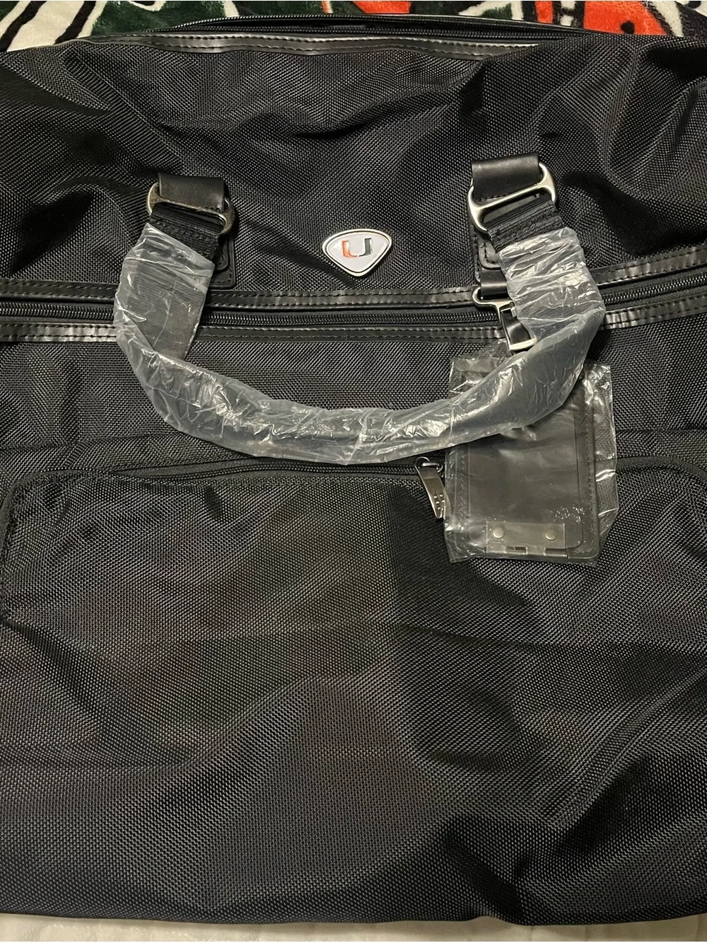 Miami Hurricanes black travel
